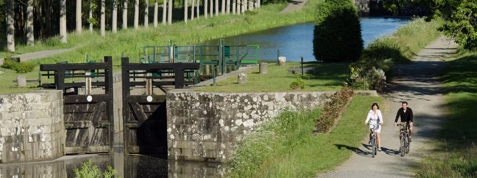 Canal d'Ille et Rance à vélo en couple - Voie 2 Bretagne