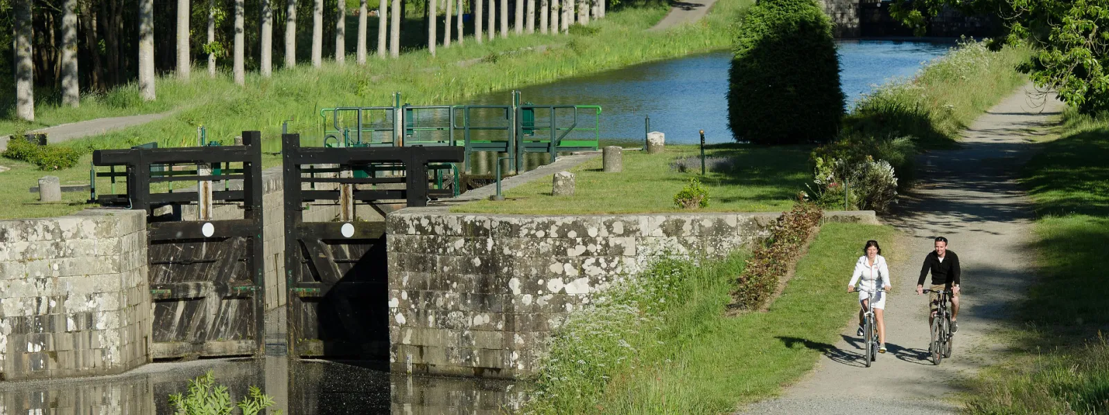 Canal d'Ille et Rance à vélo en couple - Voie 2 Bretagne