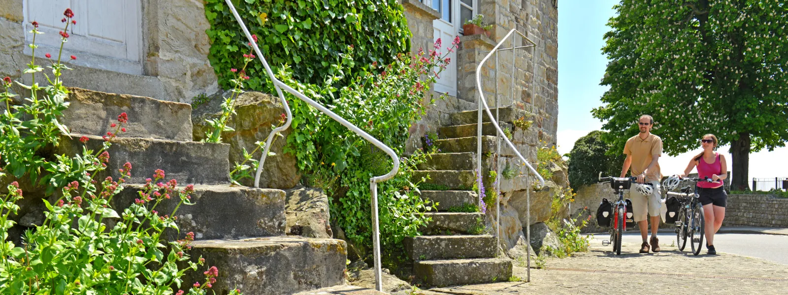 Découverte de Domfront à vélo