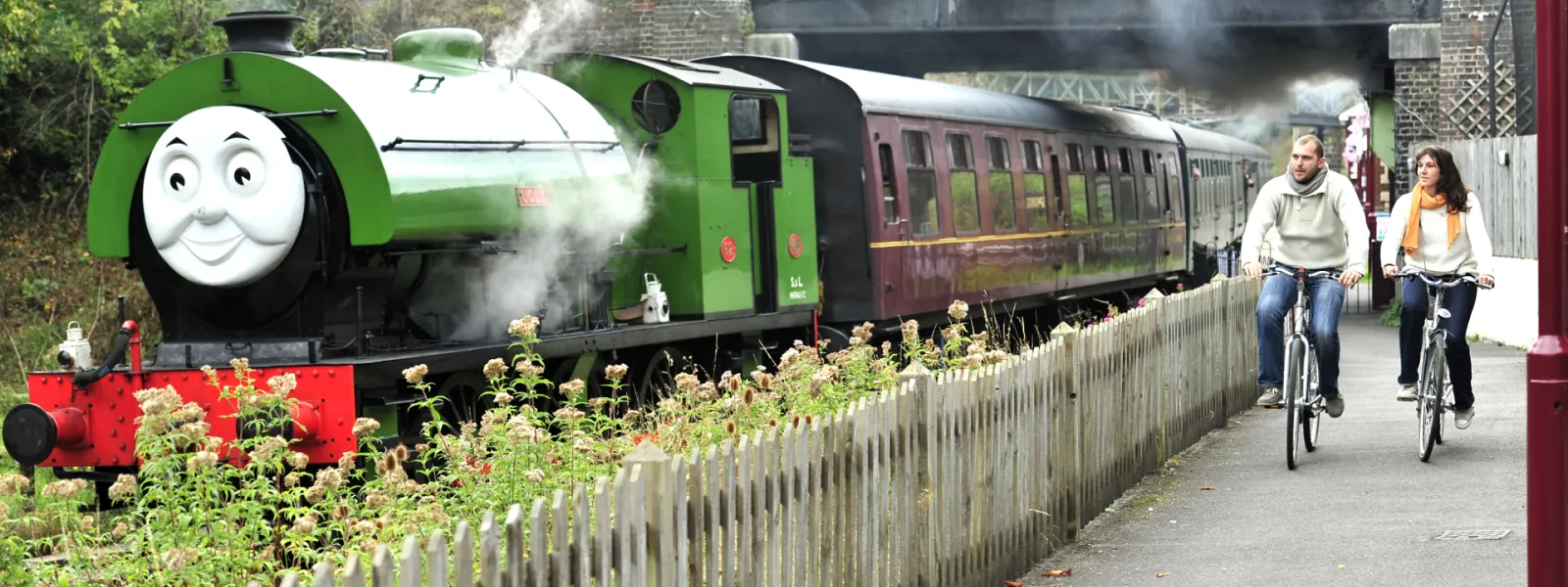 Le train à vapeur de la Spa Valley