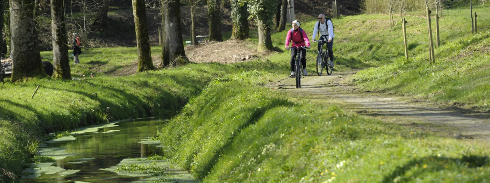 Rigole d'Hilvern à vélo - Voie 8