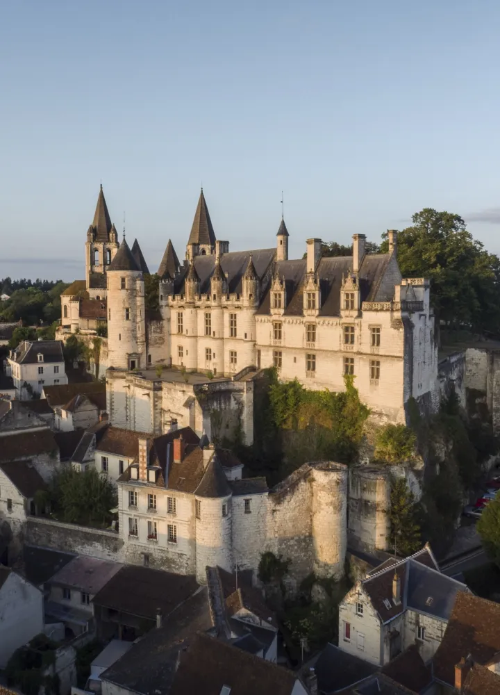 Loches vue d'en haut