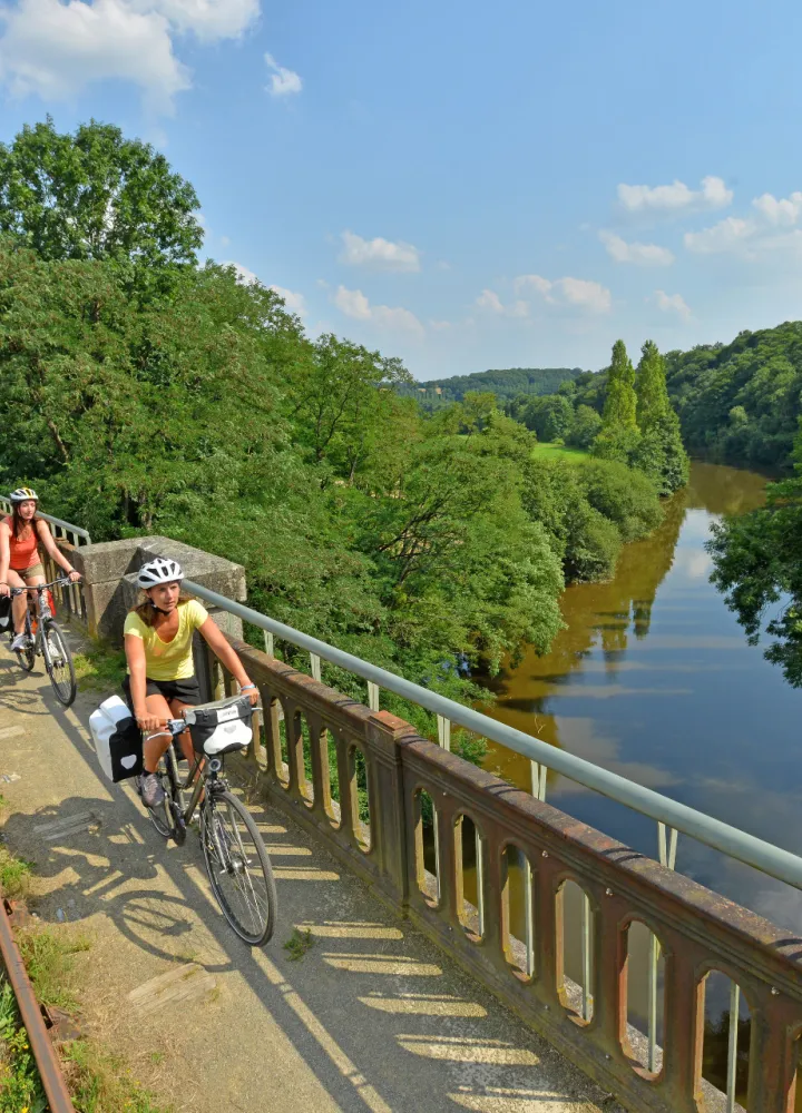 La vallée de la Mayenne à vélo