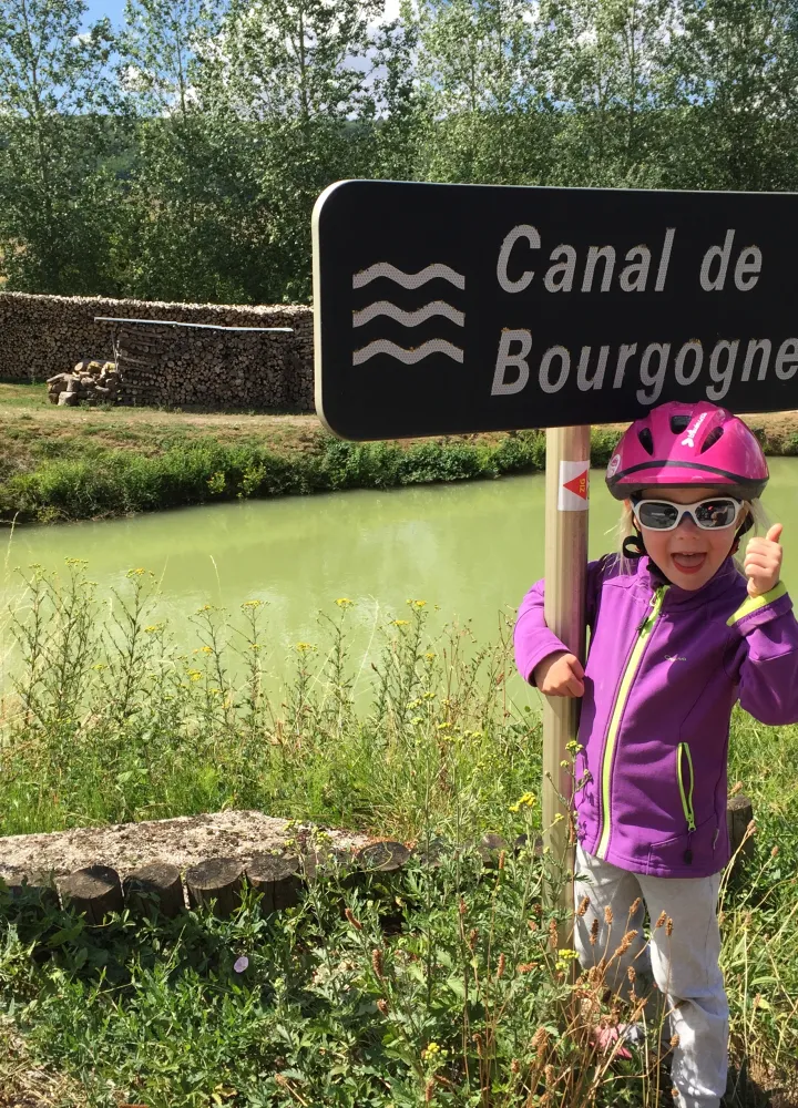 Canal de Bourgogne à vélo en famille
