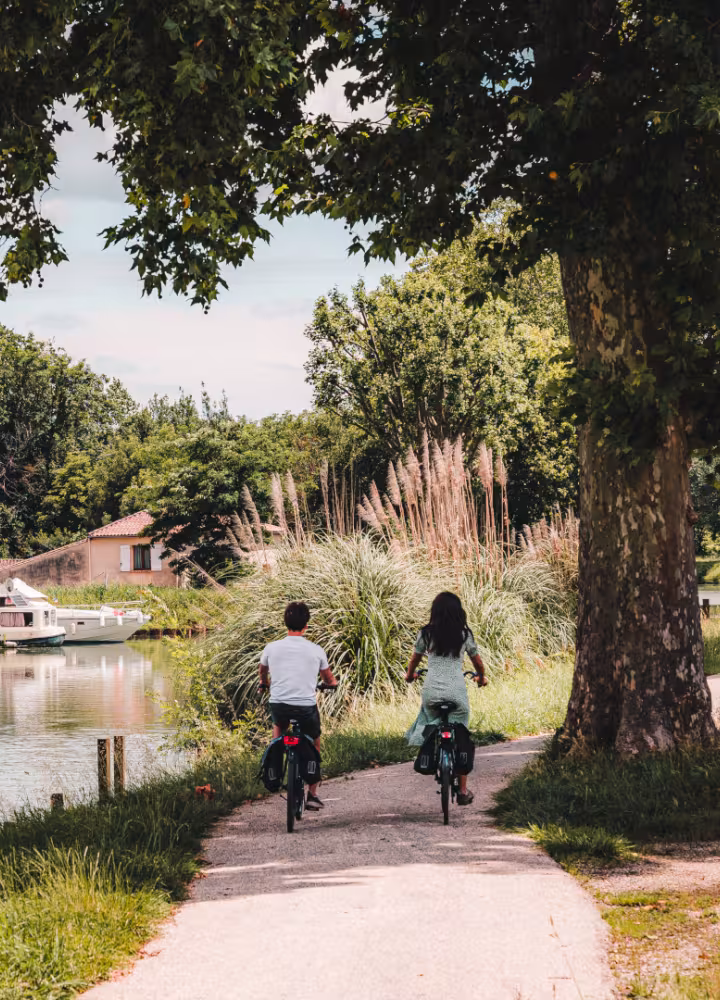 Canal de Garonne à vélo