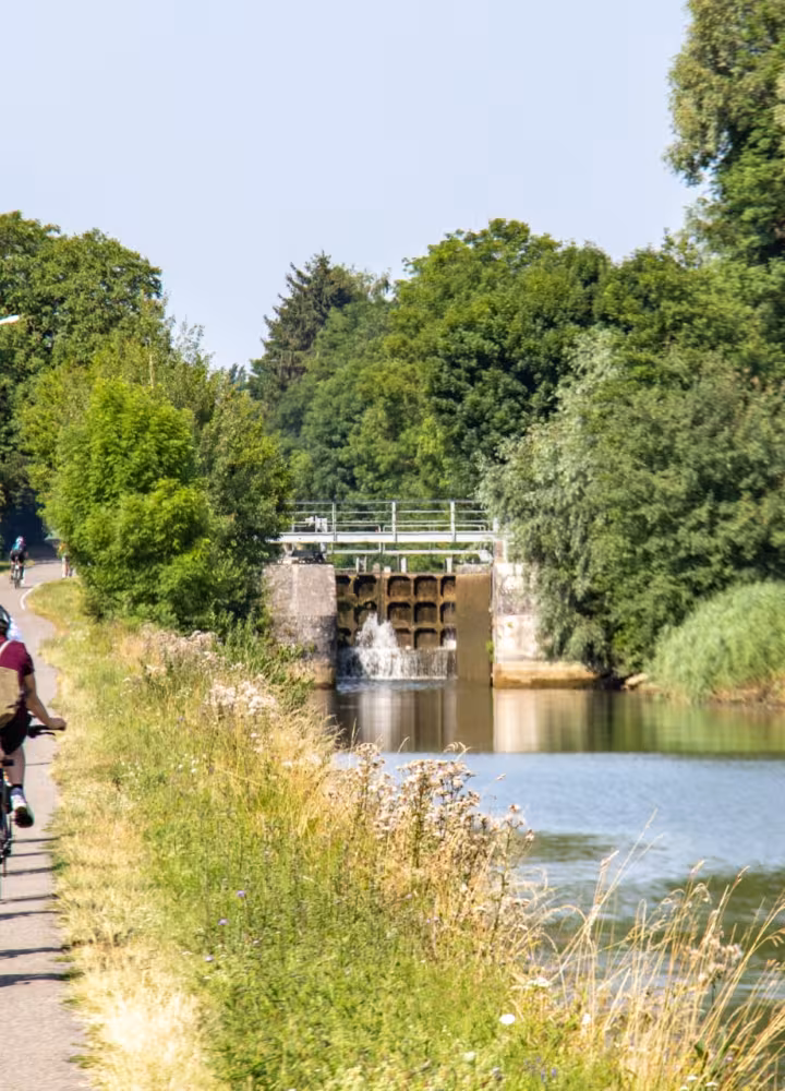 Cyclistes à Dannemarie