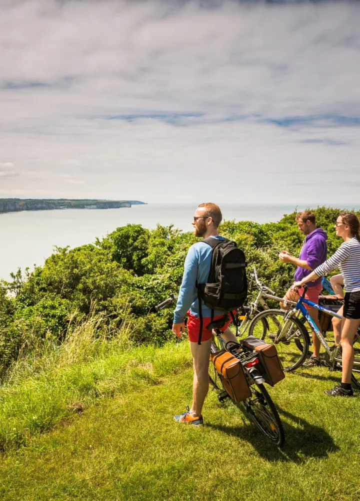 La véloroute du littoral vers Fécamps