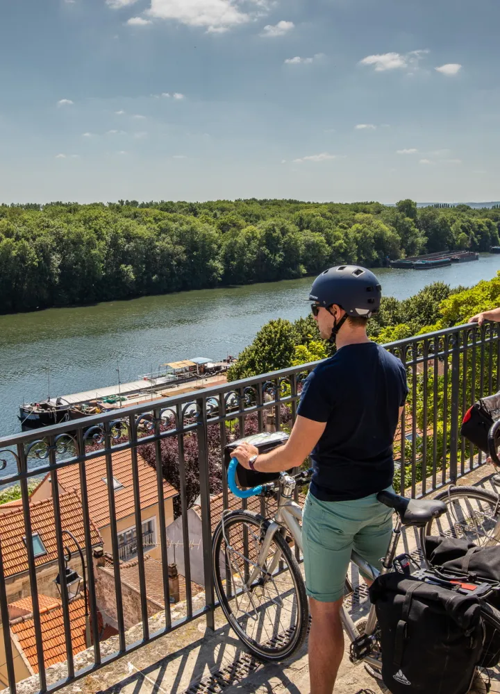 Panorama sur la Seine à Conflans-Sainte-Honorine