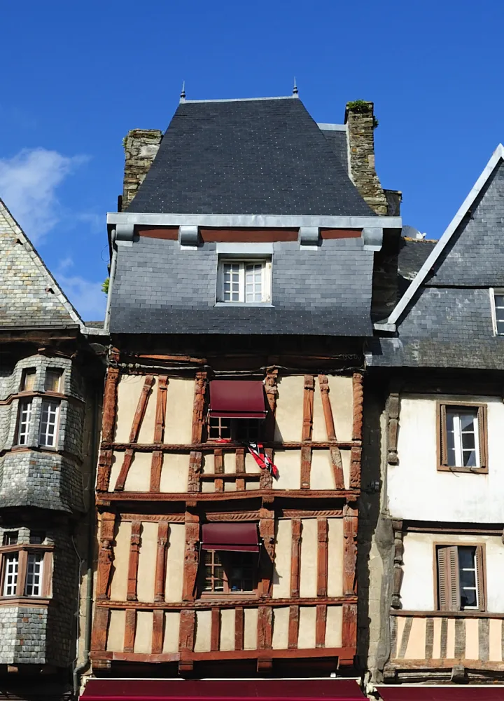 Maison à colombages à Lannion
