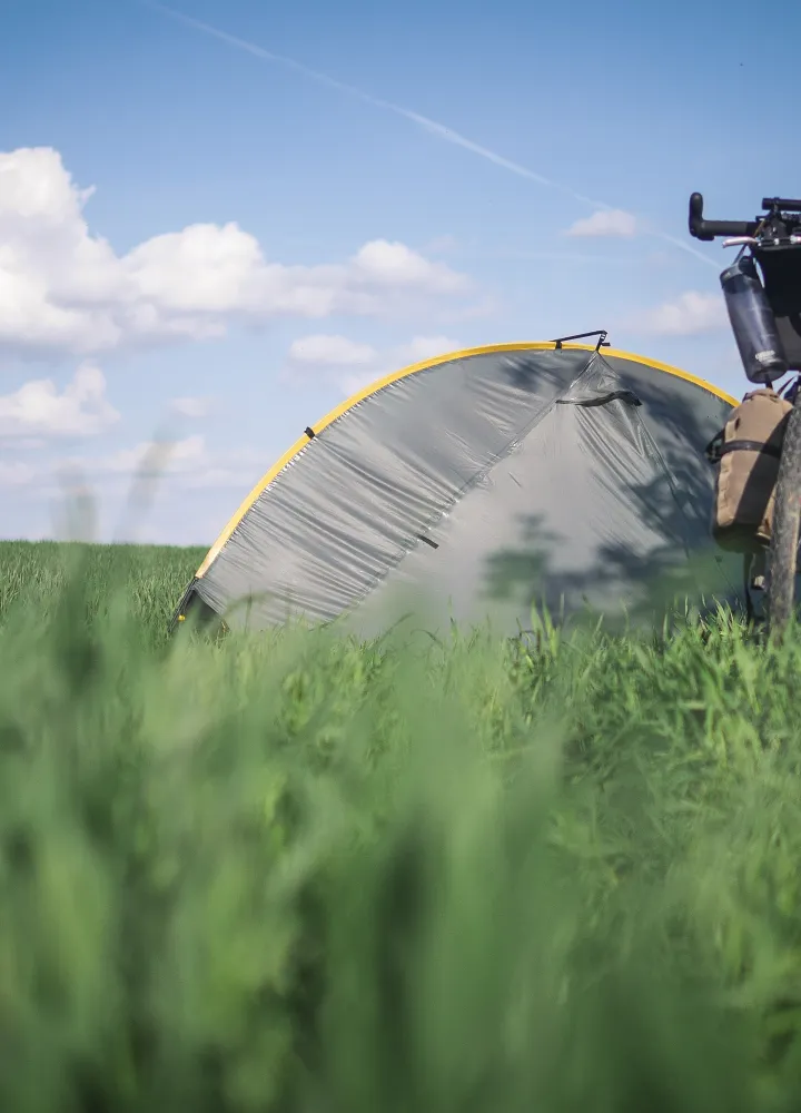 La Trottineuse sur l'Eurovélo 6 - camping