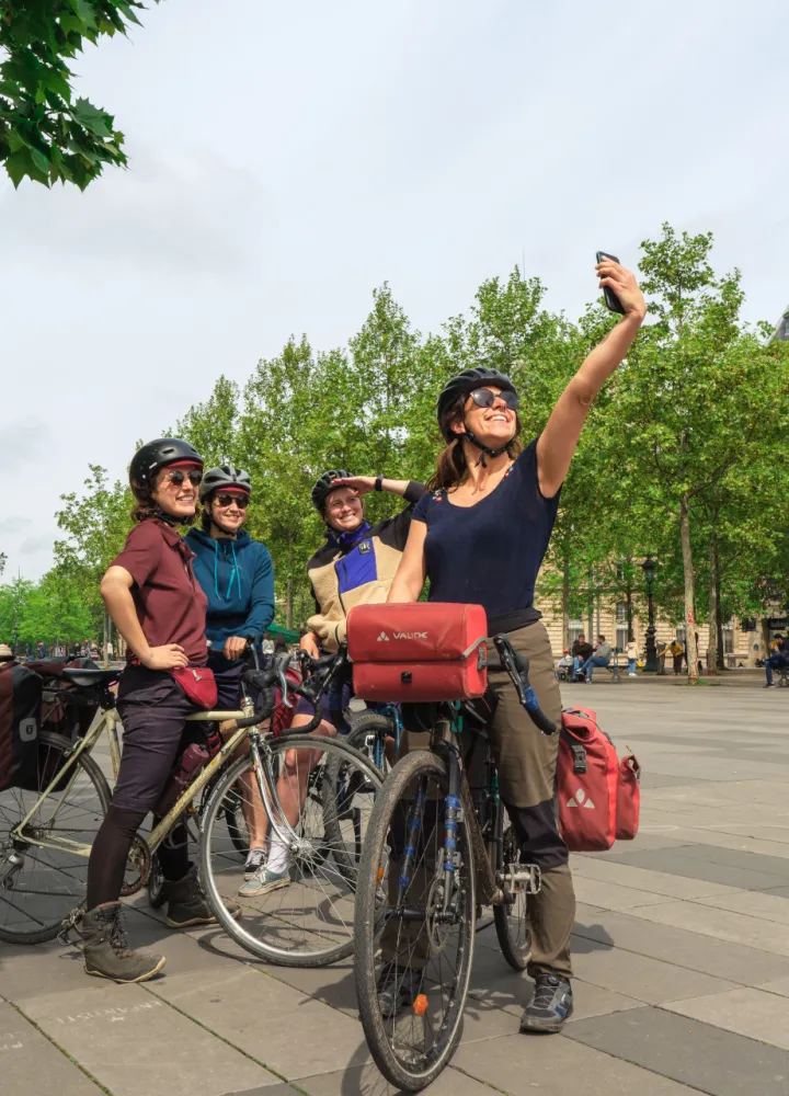 Place de la République à vélo, Paris - La Scandibérique