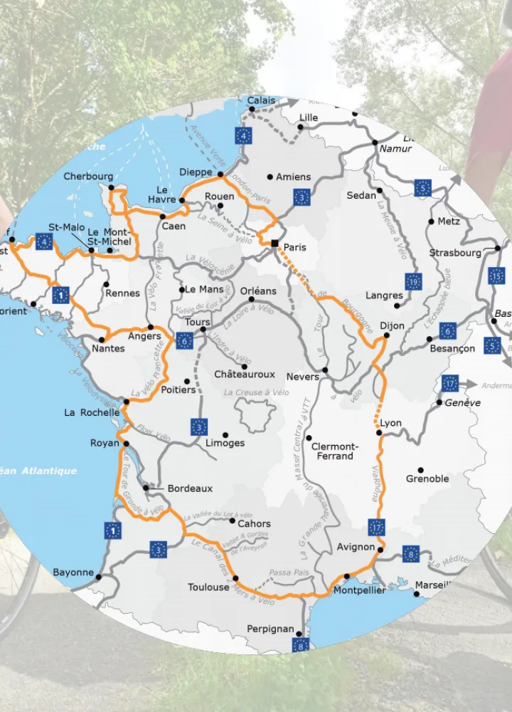 Tour de la France à vélo