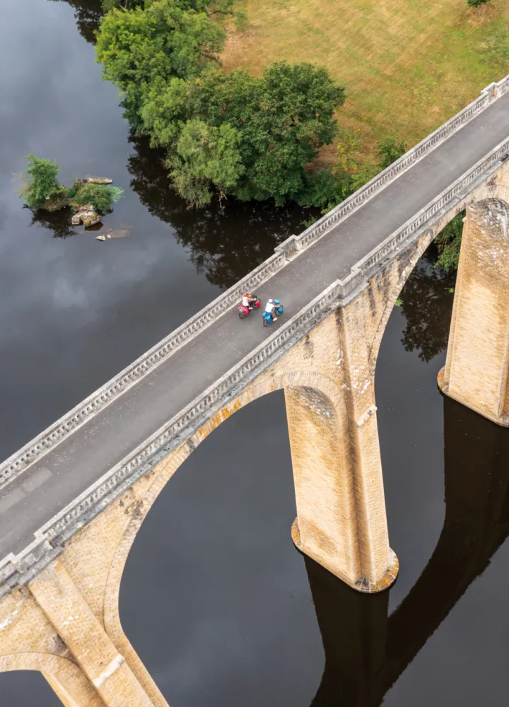 Traversée de la Vienne à vélo - La Scandibérique