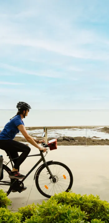 Balade à vélo sur le front de mer - Saint-Nazaire