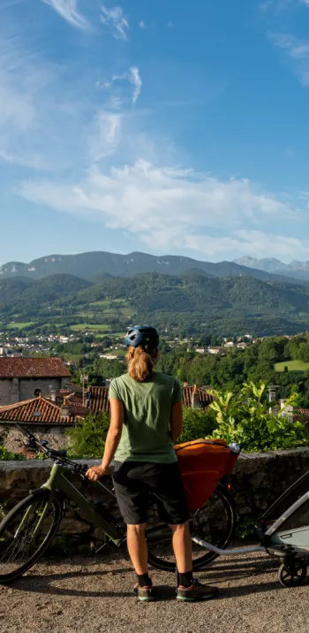 Vue sur les Pyrénées Ariégeoises