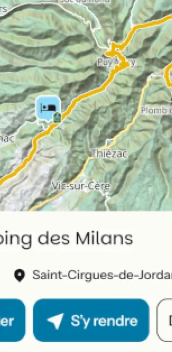 Application France Vélo Tourisme - chercher hébergements