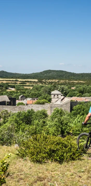 Traversée du Larzac à VTT
