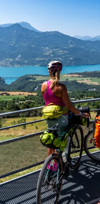Belvédère à Saint-Appolinaire - La Durance à vélo