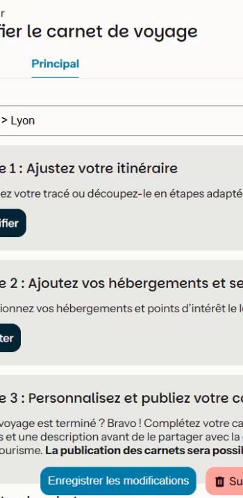 Le carnet de voyage France Vélo Tourisme