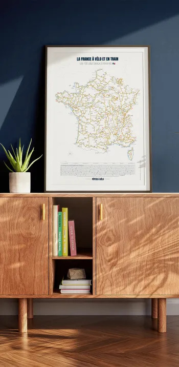 Carte vélo à gratter - Pépite à Vélo