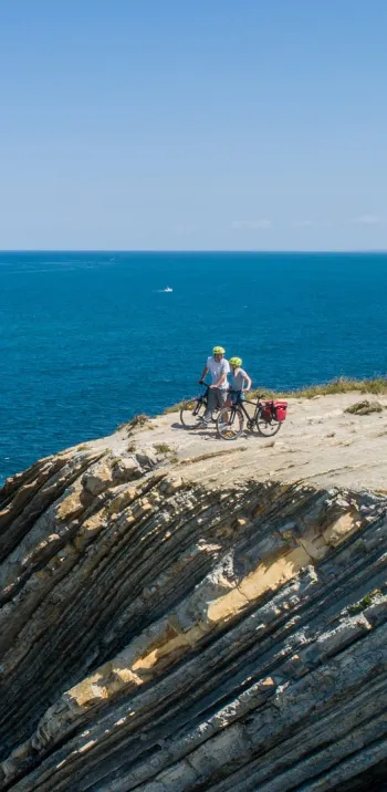 Corniche basque sur La Vélodyssée