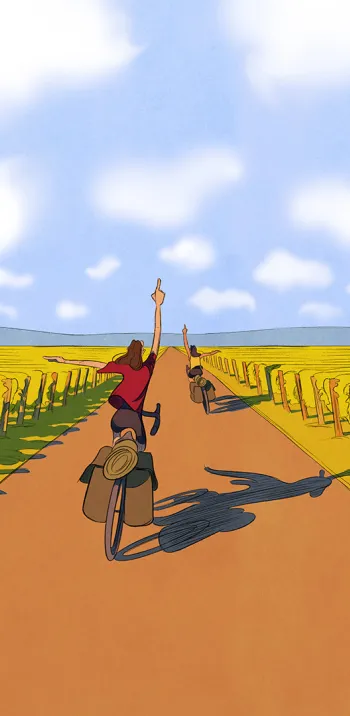 Extrait de la BD "La Ride"