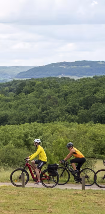 Voyageurs à vélo sur La Vagabonde