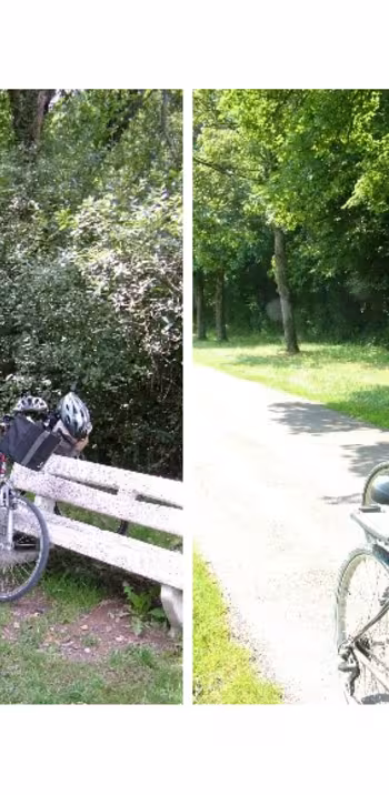 Daniel et Fernande à vélo