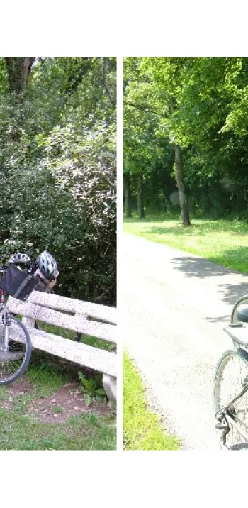 Daniel et Fernande à vélo