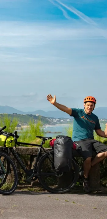 Départ d'un voyage à vélo en famille sur la Vélosud