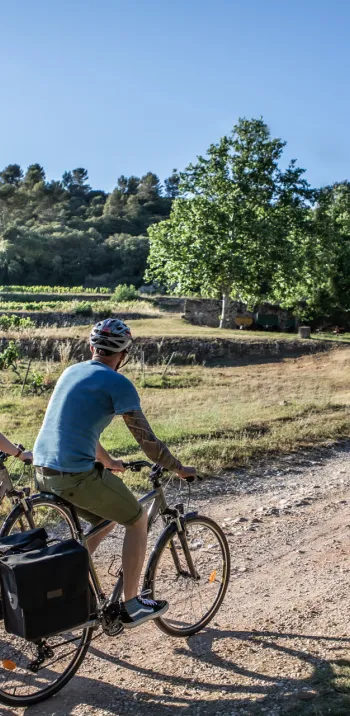 Domaine de Saint-Ferreols à vélo