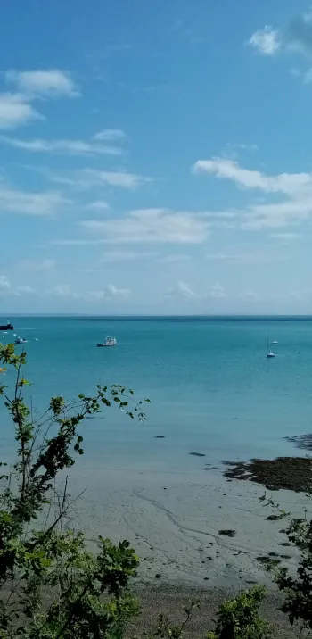 Vue sur la Manche à Cancale
