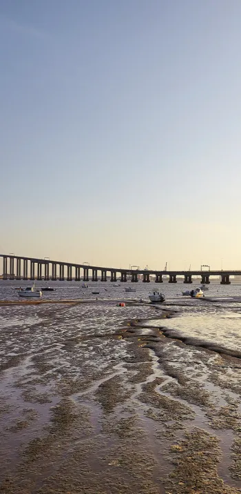Couché de soleil sur le Pont de St-Nazaire