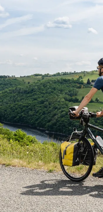 Belvédère sur la Loire sur la boucle vélo F1