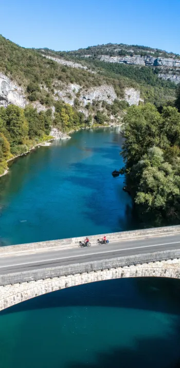 Traversée du Rhône à La Balme