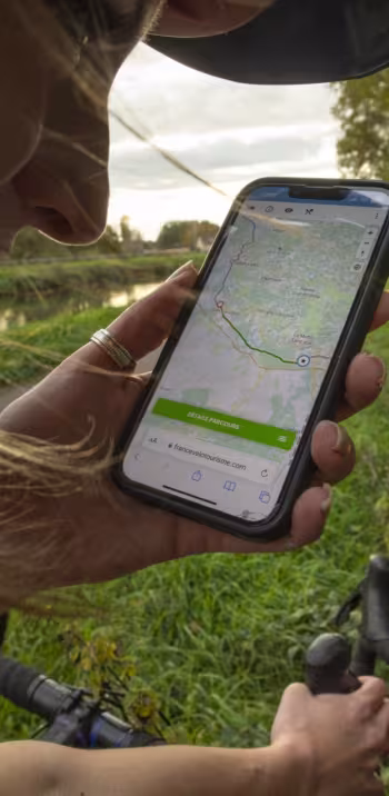 Suivre un itinéraire sur son smartphone