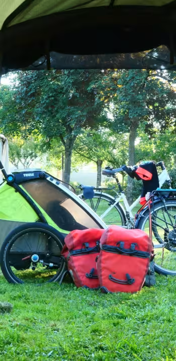 Tente et voyage à vélo