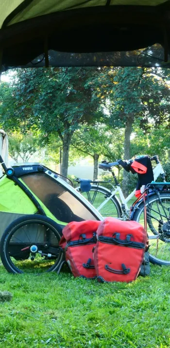 Tente et voyage à vélo