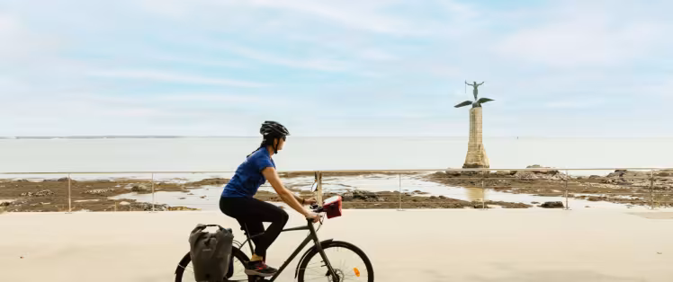 Balade à vélo sur le front de mer - Saint-Nazaire