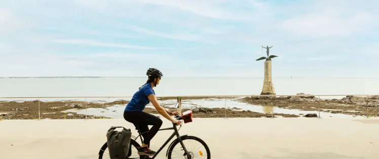 Balade à vélo sur le front de mer - Saint-Nazaire