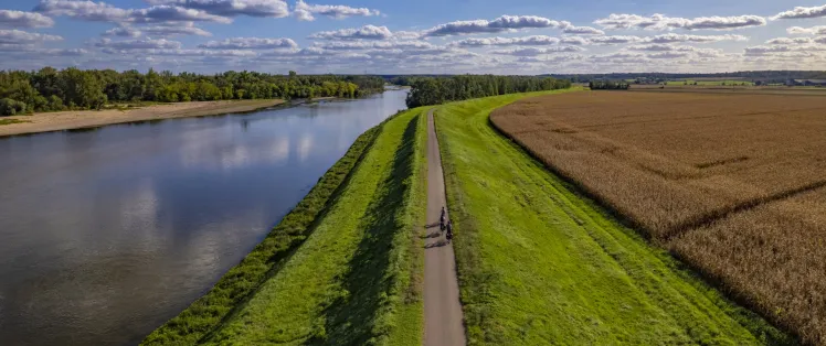 Vue des bords de Loire