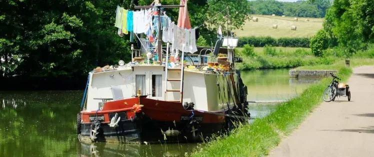 Canal du Nivernais avec Grand Angle