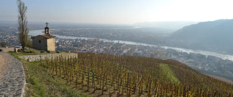 Chapelle Saint-Christophe : panorama & coteaux de l’Hermitage