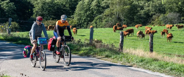 Tour de Creuse à vélo autour de Bourganeuf