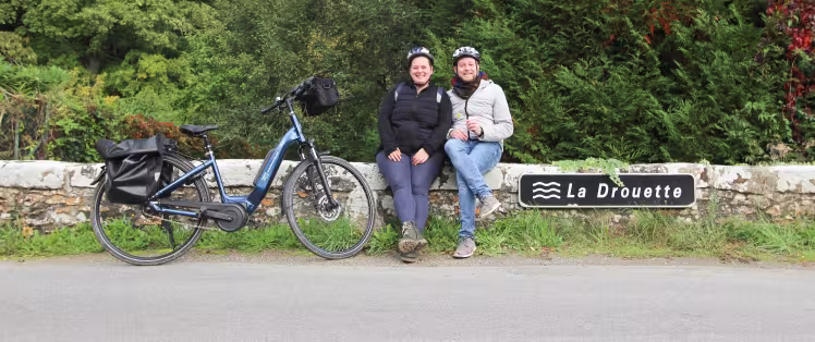 Sandra et Felix sur la Véloscénie