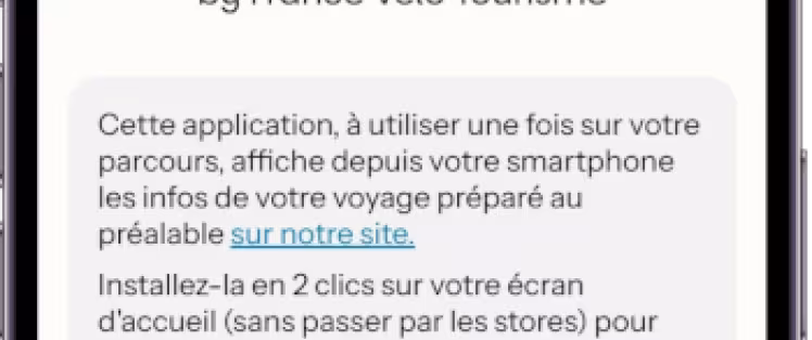 Installer l'application France Vélo Tourisme