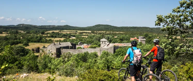 Traversée du Larzac à VTT