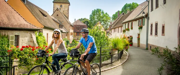 Les plus beaux villages alsaciens à portée de roue