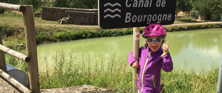 Canal de Bourgogne à vélo en famille