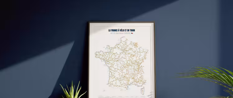 Carte vélo à gratter - Pépite à Vélo